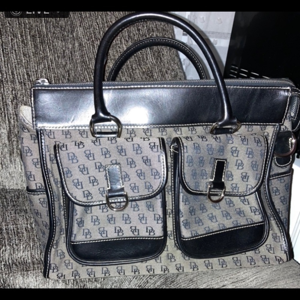 Dooney and Bourke satchel with small wristlet